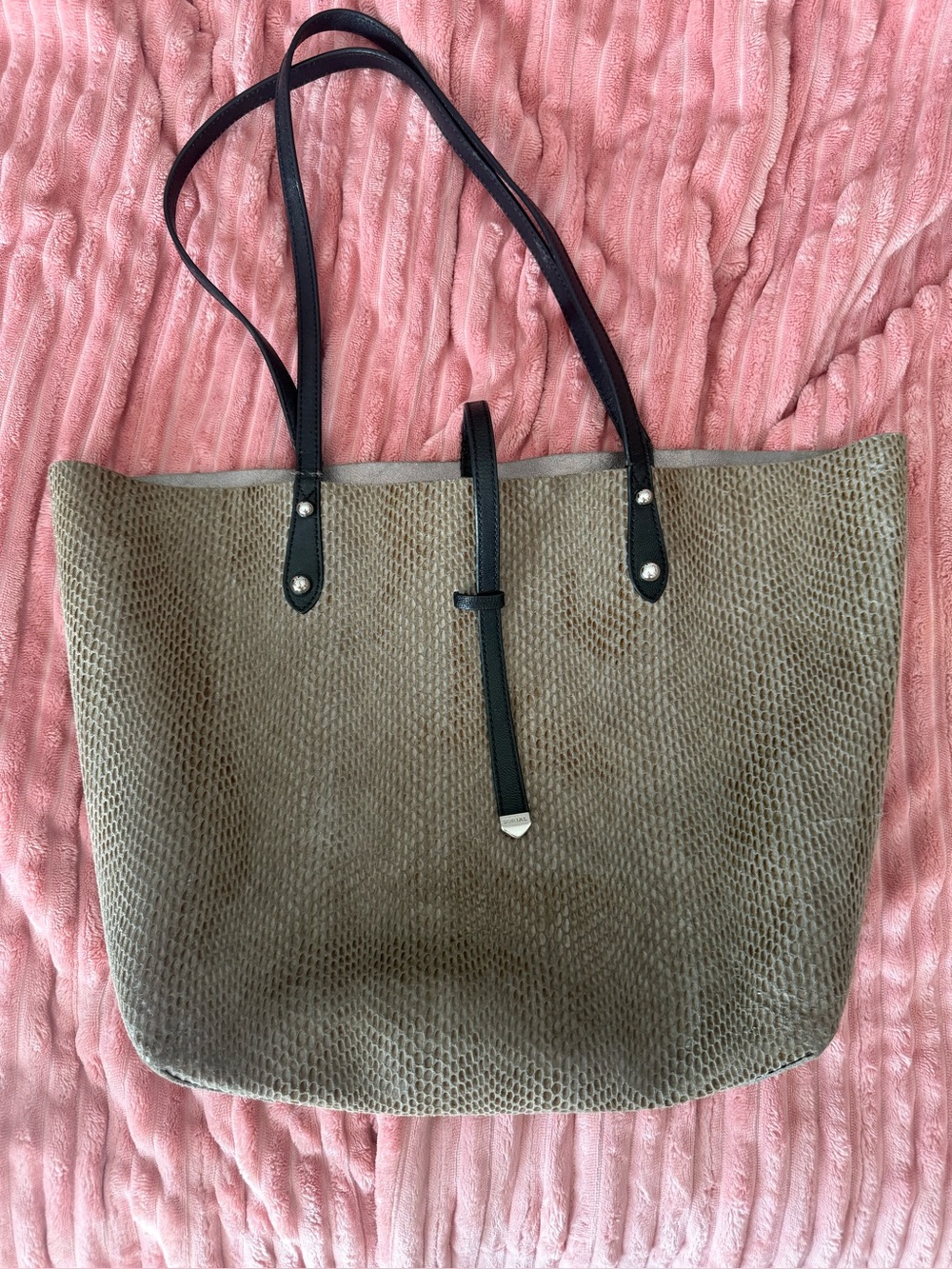 Snake print tote *Sorial*